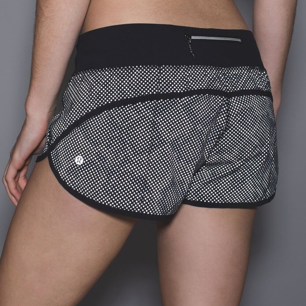 HTF GUC Lululemon Speed Short Reflective Ravish Reptile Sz 2